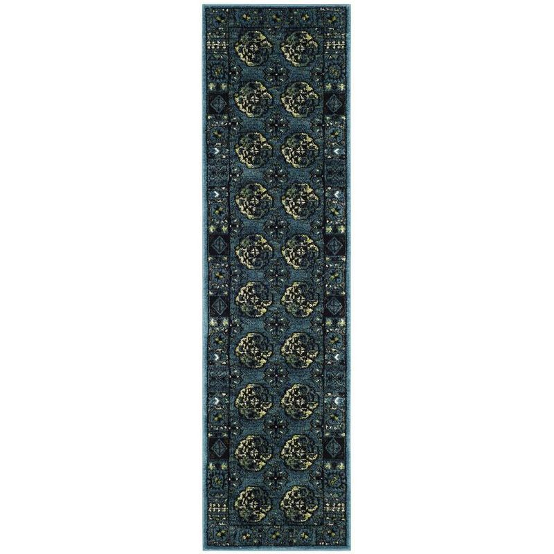 Vintage Hamadan VTH212 Power Loomed Indoor Runner Rug - Blue/Multi - 2'3"x8' - Safavieh