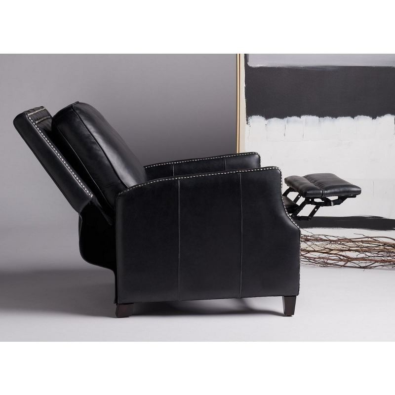 Buddy Leather Recliner - Black - Safavieh