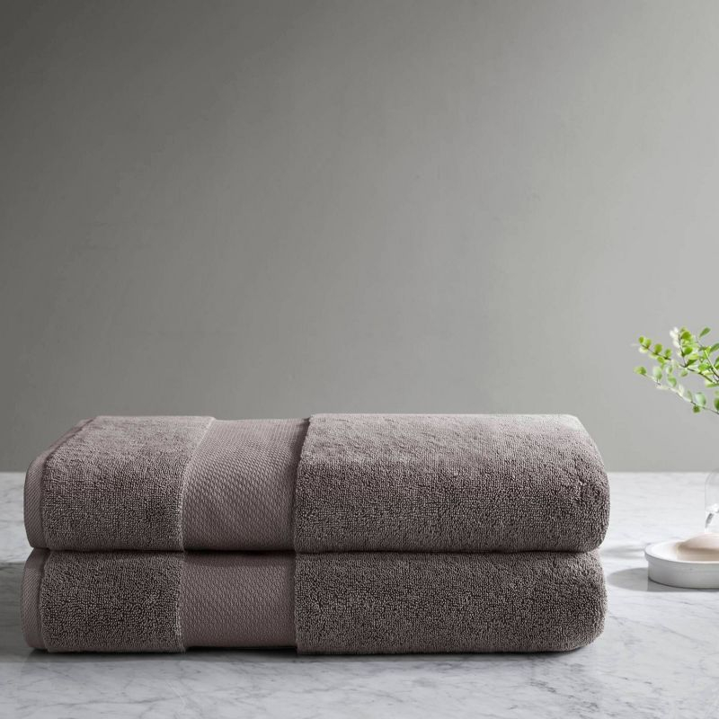 Madison Park Signature Turkish 100% Cotton Bath Sheet 2 Piece Set (Set of 2)