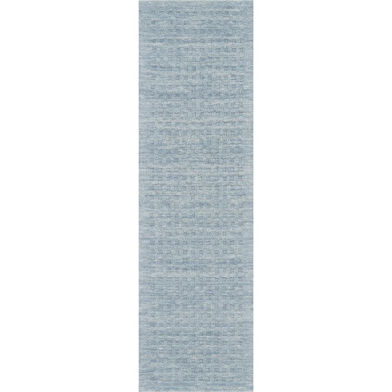 Nourison Perris Textured Indoor Area Rug Sky Blue 2'3" x 8'
