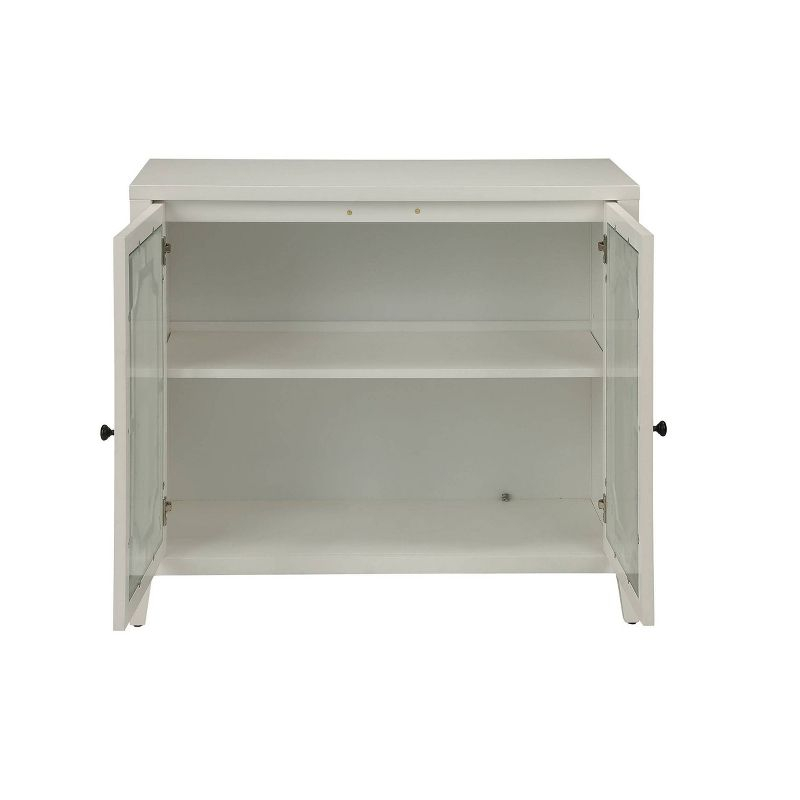 Acme Furniture Ceara Decorative Storage Cabinet White Finish