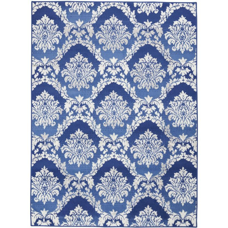 Nourison Whimsicle WHS01 Indoor only Area Rug - Blue 6' x 9'