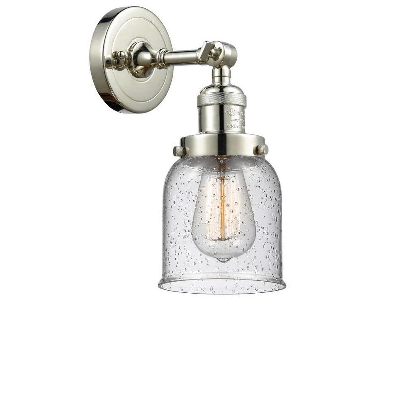 Innovations Lighting Bell 1 - Light Sconce in  Polished Nickel