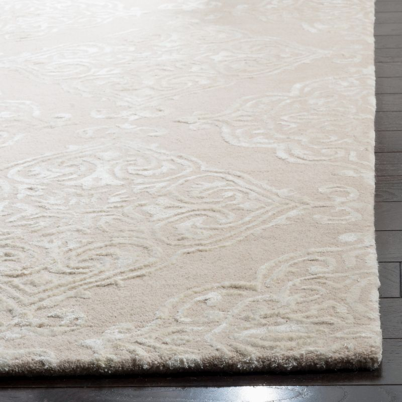 Glamour GLM568 Hand Tufted Indoor Accent Rug - Beige/Ivory - 2'x3' - Safavieh