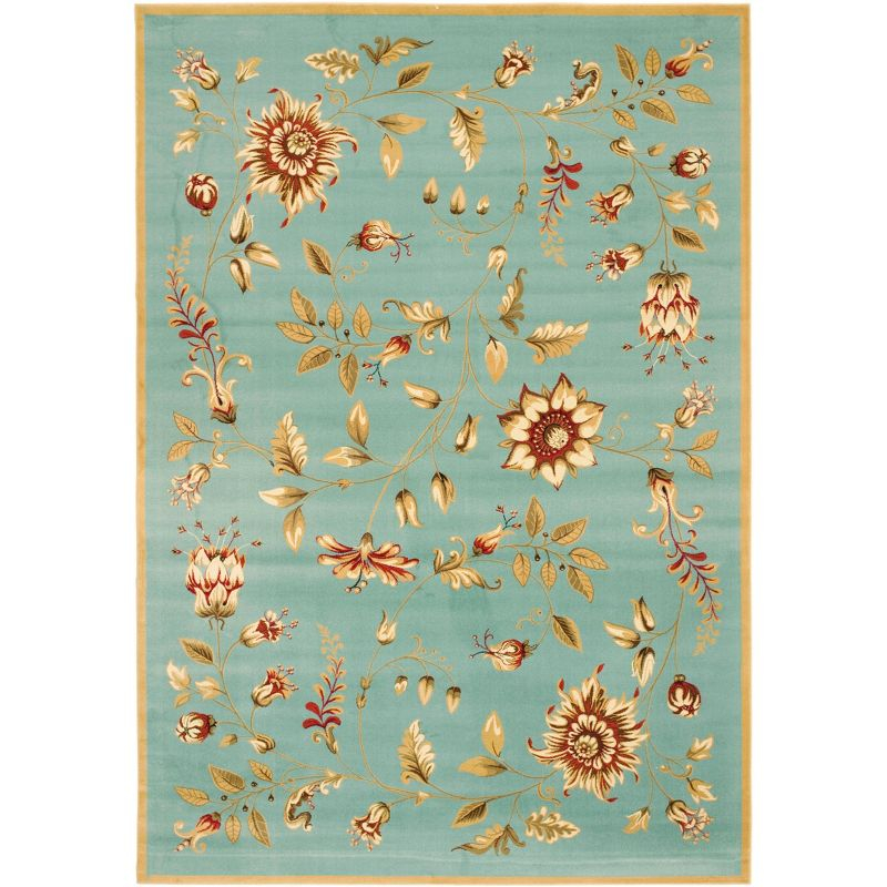 Lyndhurst LNH552 Power Loomed Area Rug - Blue/Multi - 8'x11' - Safavieh