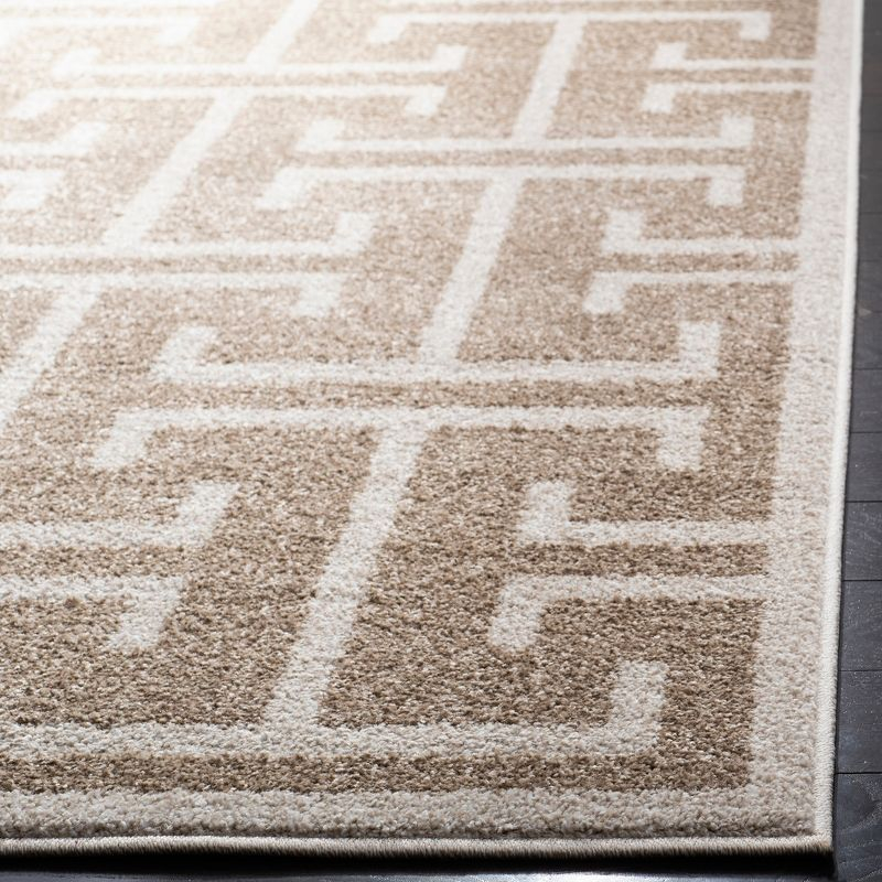 Amherst AMT404 Power Loomed Area Rug - Wheat/Beige - 8'x10' - Safavieh.