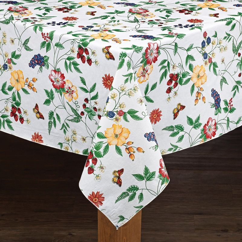 Lintex Linens 60"x120" Enchanted Garden 100% Vinyl Tablecloth