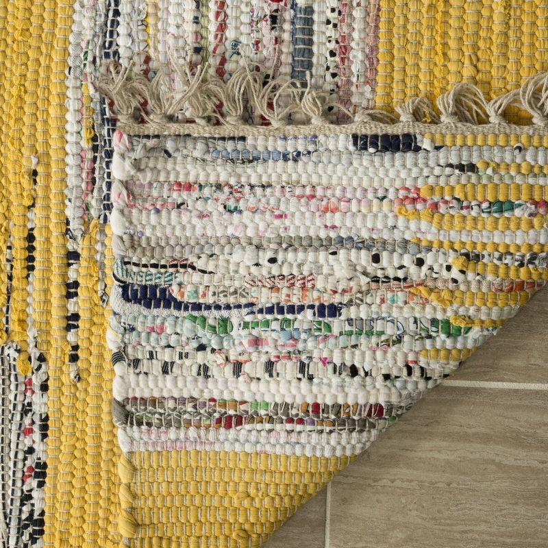 Montauk MTK721 Hand Woven Indoor Accent Rug - Yellow/Multi - 2'6"x4' - Safavieh.