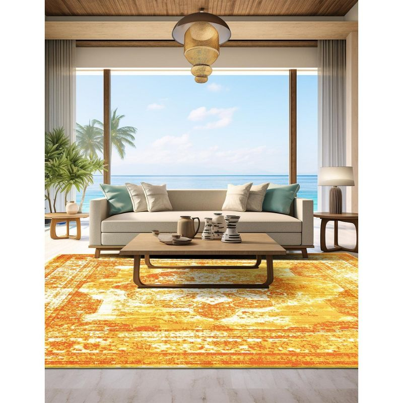 Unique Loom 8' 0 x 8' 0 Square Sofia Orange Area Rug