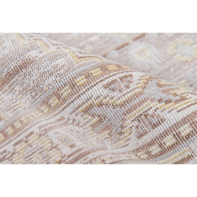 Momeni 2'x3' Isabella Orla Machine Loomed Accent Rug Gray: Medallion Pattern, Low Pile, Indoor, Polyester, Rectangle
