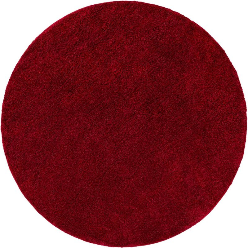 Unique Loom 6' 0 x 6' 0 Solo Calabasas Red Area Rug