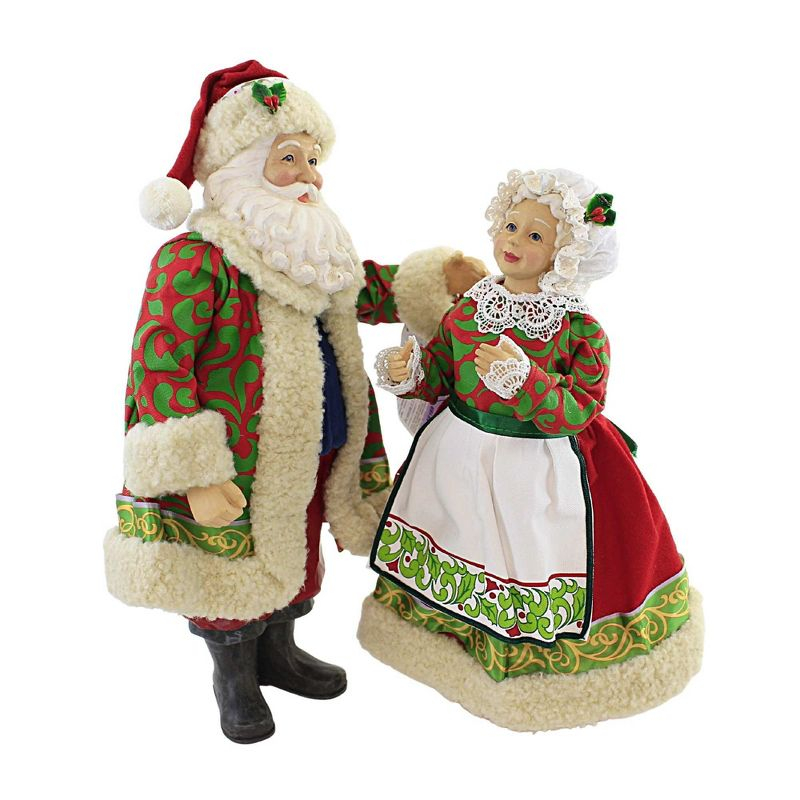 Possible Dreams 13.75 In Almost Ready Santa Mrs. Claus Jim Shore Santa Figurines