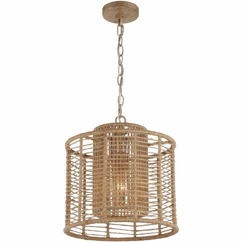 Crystorama Lighting Jayna 1 - Light Pendant in  Burnished Silver