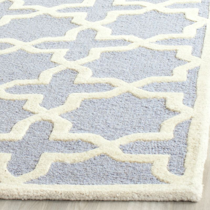Cambridge CAM125 Tufted Indoor Area Rug - Light Blue/Ivory - 9'x12' - Safavieh