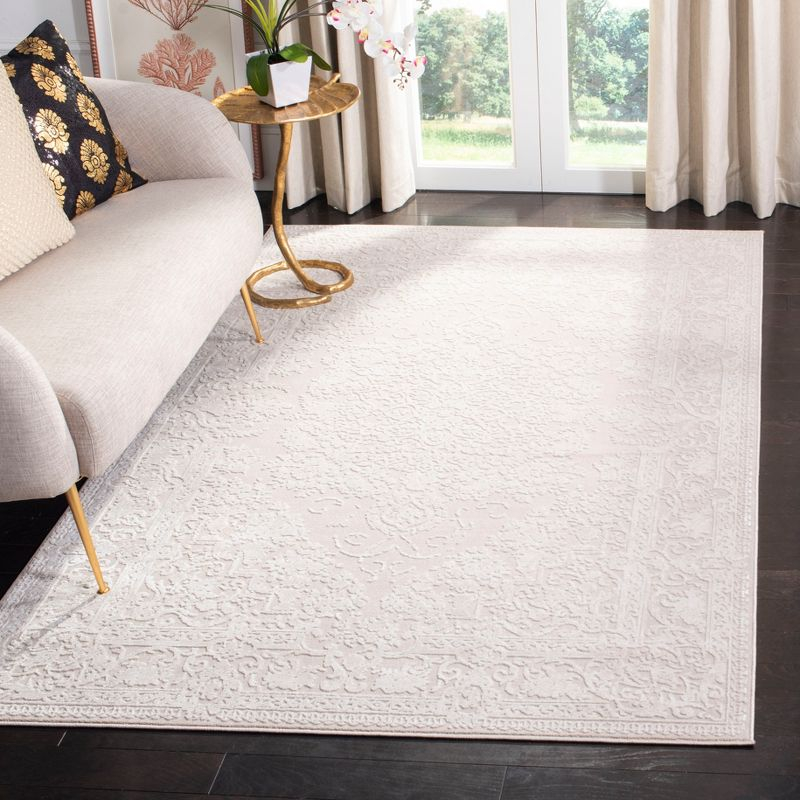 Reflection RFT664 Power Loomed Area Rug - Creme/Ivory - 8'9"x11'9" - Safavieh.