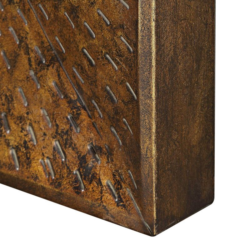 Uttermost Blaise 31 1/2" Square Bronze Metal Wall Art