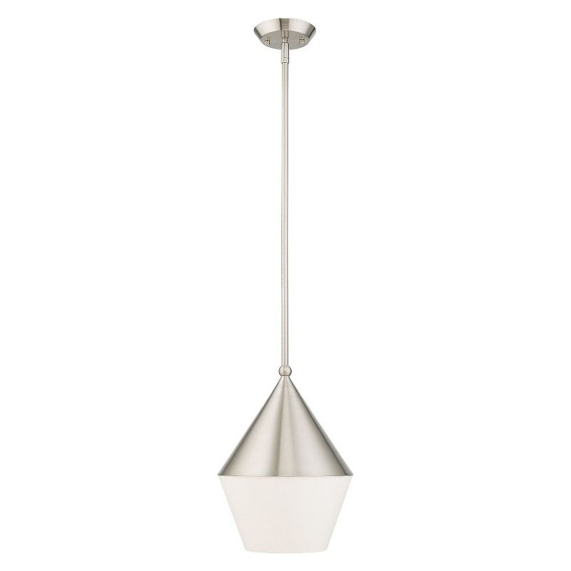 Livex Lighting Stockholm 1 - Light Pendant in  Brushed Nickel