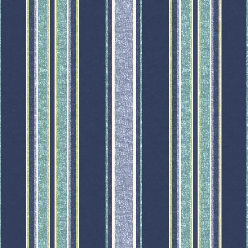ARDEN Outdoor Toss Pillow (2 Pack) 16 x 16, Sapphire Aurora Blue Stripe