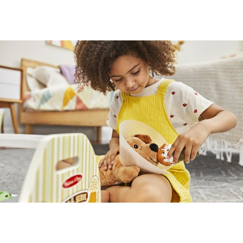 Melissa & Doug Geometric Stacker - Wooden Educational Toy