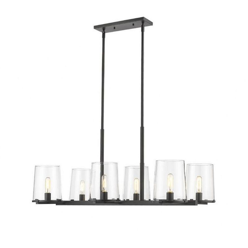 Z-Lite Callista 6 - Light Chandelier in  Matte Black
