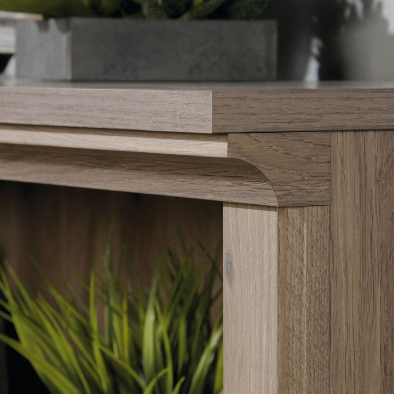 29.9" 2 Shelf Bookshelf Salt Oak - Sauder: Mid-Century Modern, Wood Composite, Adjustable