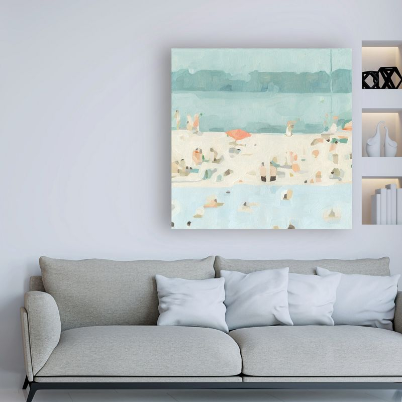 Trademark Fine Art -Emma Scarvey 'Sea Glass Sandbar II' Canvas Art - 24''x24''