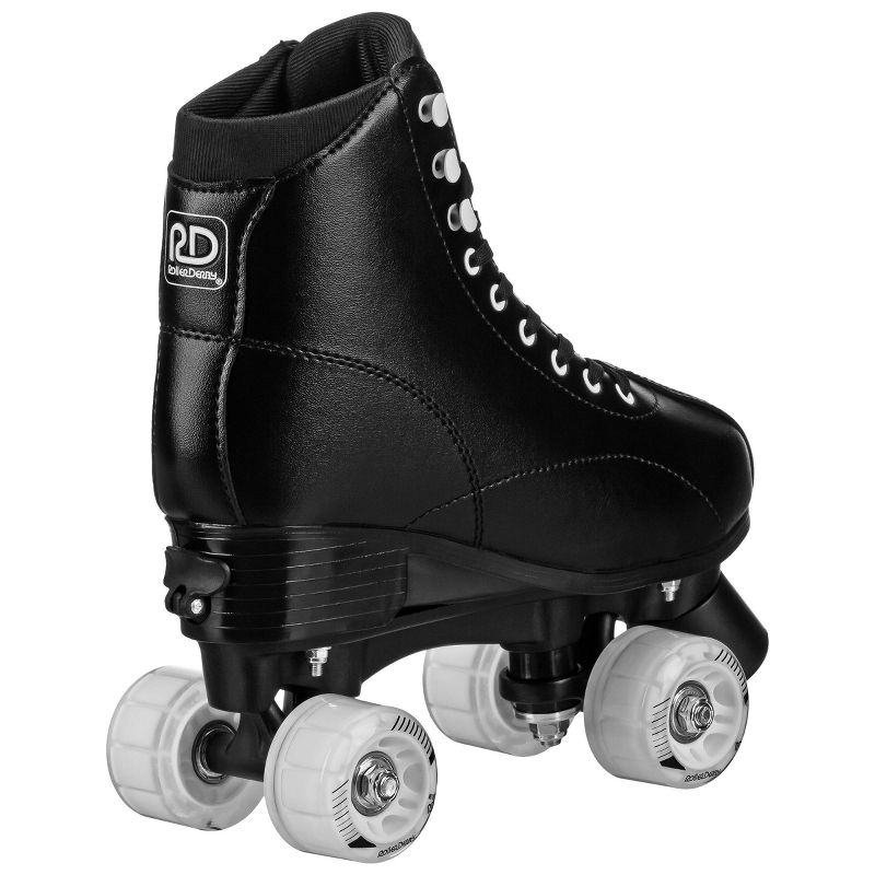Roller Derby Youth Adult Custom Fit Quad Roller Skates - Black 7-10