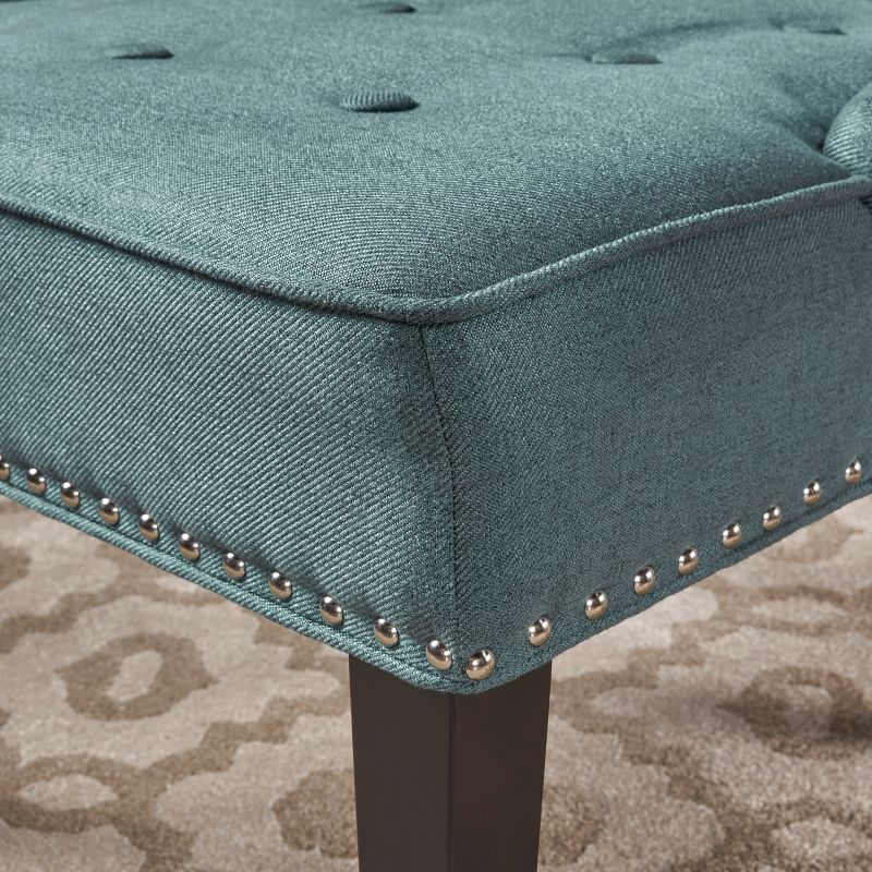 Adelina Occasional Chair - Christopher Knight Home: Upholstered, Nailhead Trim, Button-Tufted