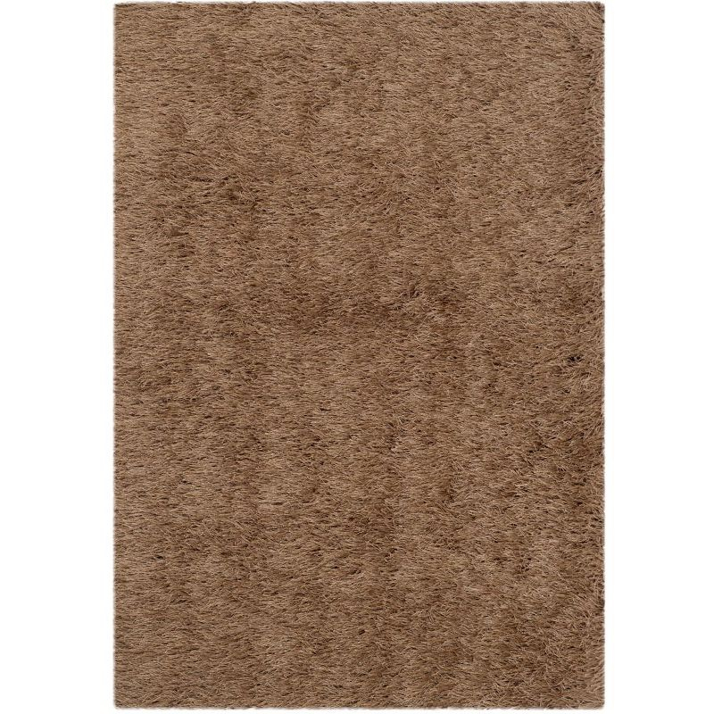 Shag SG256 Hand Tufted Indoor Accent Rug - Taupe - 2'x3' - Safavieh.