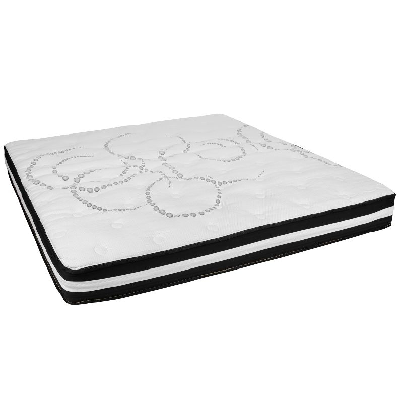 Emma and Oliver 10 Inch Hybrid Pocket Spring Mattress, King Mattress in a Box