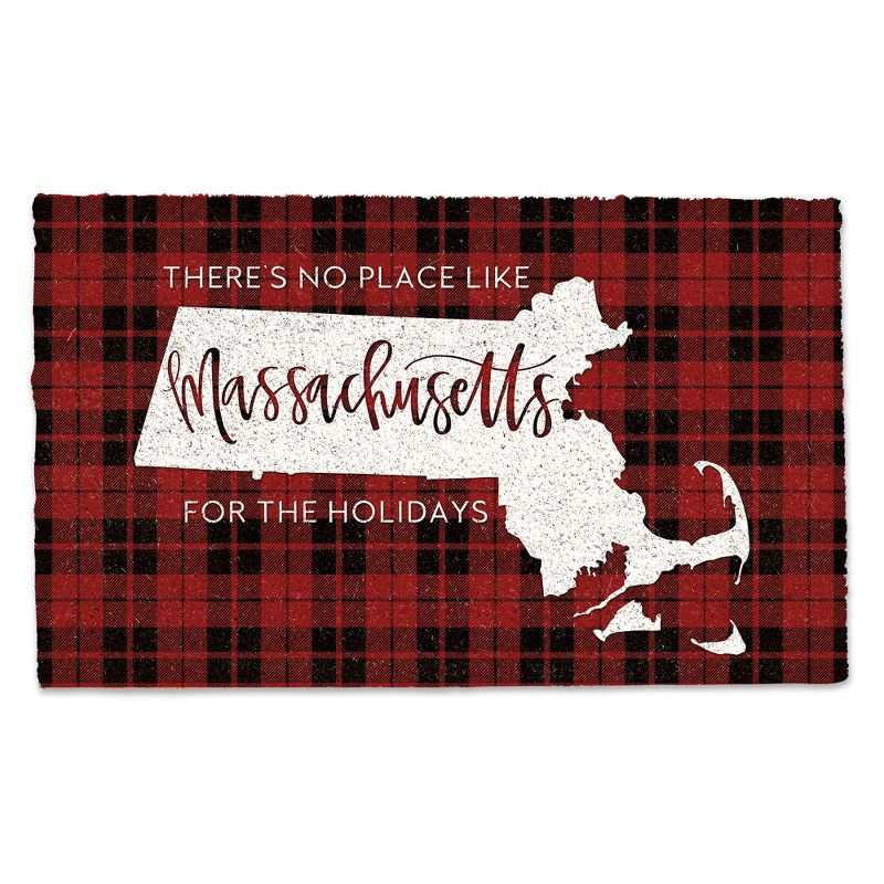 The Holiday Aisle® Durvish Christmas Outdoor Doormat