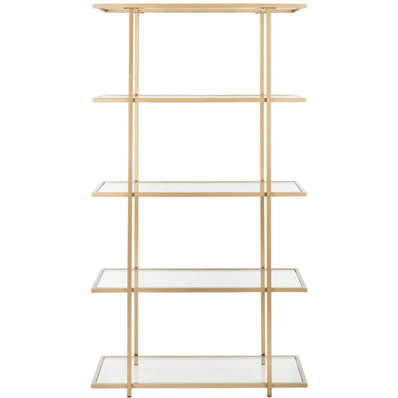 Francis 5 Tier Etagere - ETG6202 - Gold/Clear - Safavieh