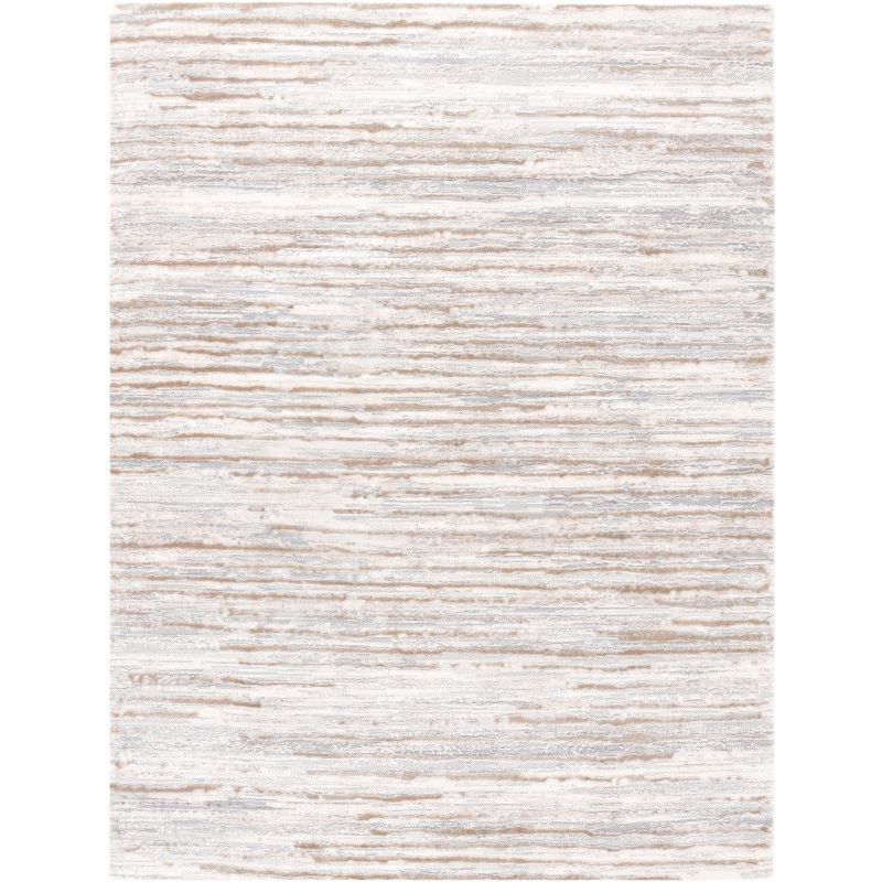 Lagoon LGN518 Power Loomed Area Rug - Grey/Beige - 5'5"x7'7" - Safavieh