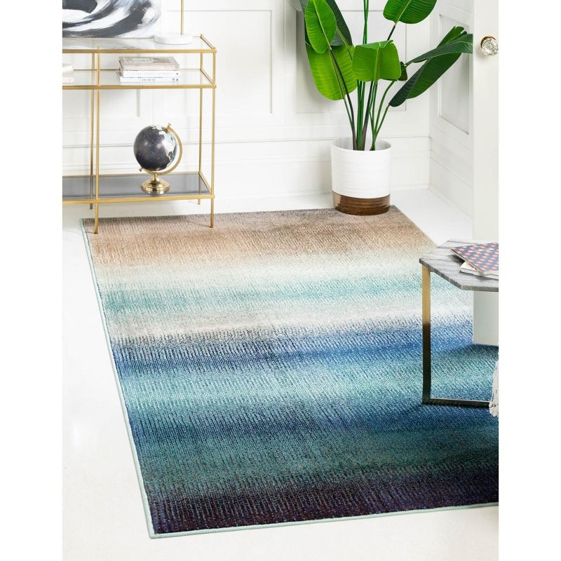 Unique Loom 3' 3 x 5' 3 Blue Estrella Azura Area Rug
