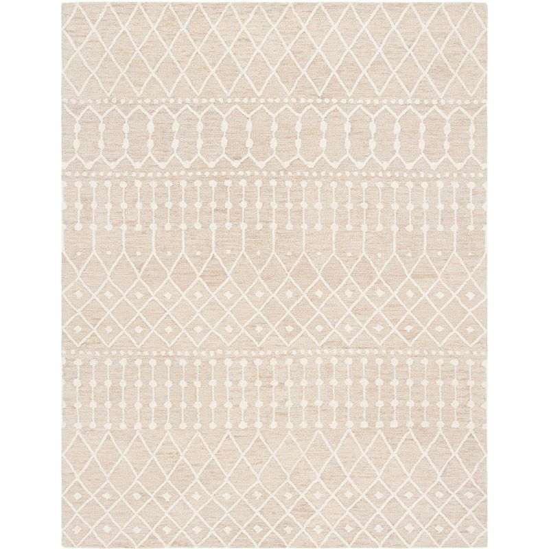 Blossom BLM115 Hand Tufted Area Rug - Beige/Ivory - 8'x10' - Safavieh.