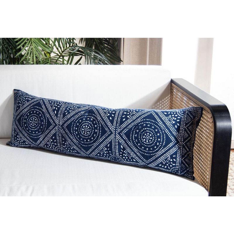 Valenti Pillow - Blue/White - 12"X36" - Safavieh