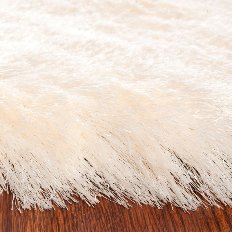 Paris Shag SG511 Hand Tufted Indoor Area Rug - Ivory - 8'x10' - Safavieh