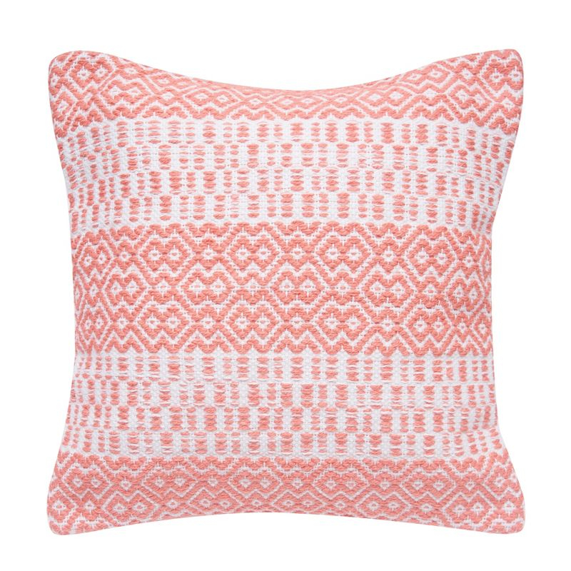 C&F Home Pim Diamond Stripe Aqua Pillow