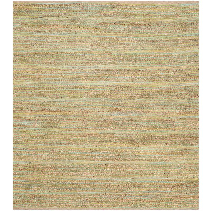 Cape Cod CAP851 Woven Indoor Area Rug - Green - 6'x6' - Safavieh