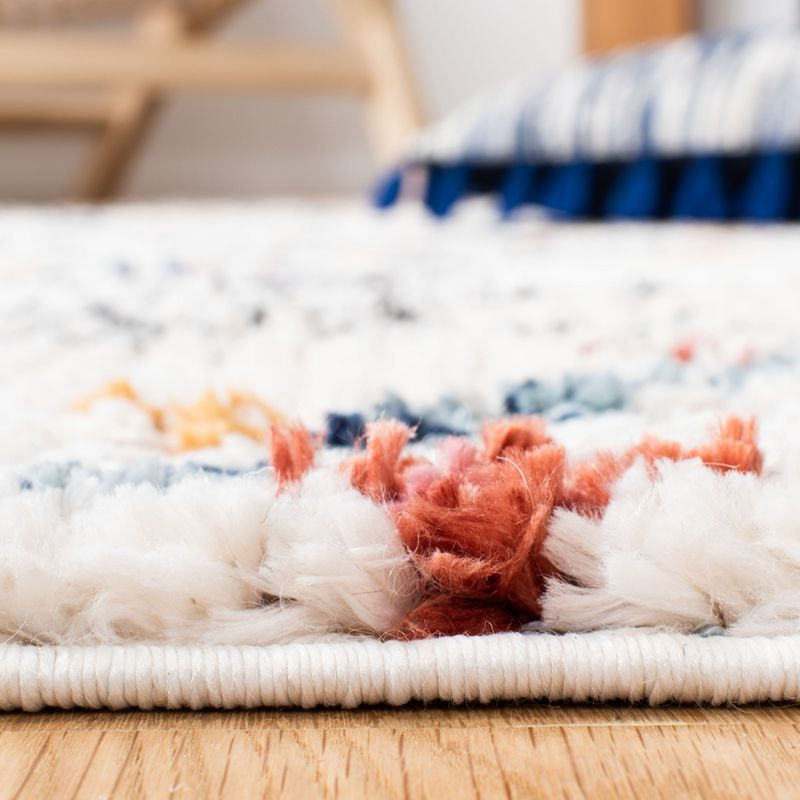 Morocco MRC921 Power Loomed Area Rug - Ivory/Multi - 3'x3' - Safavieh.