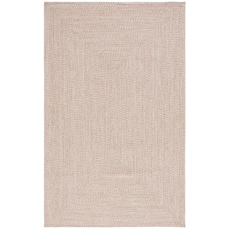 Braided BRA201 Hand Woven Indoor Machine Washable Area Rug - Natural - 6'x9' - Safavieh