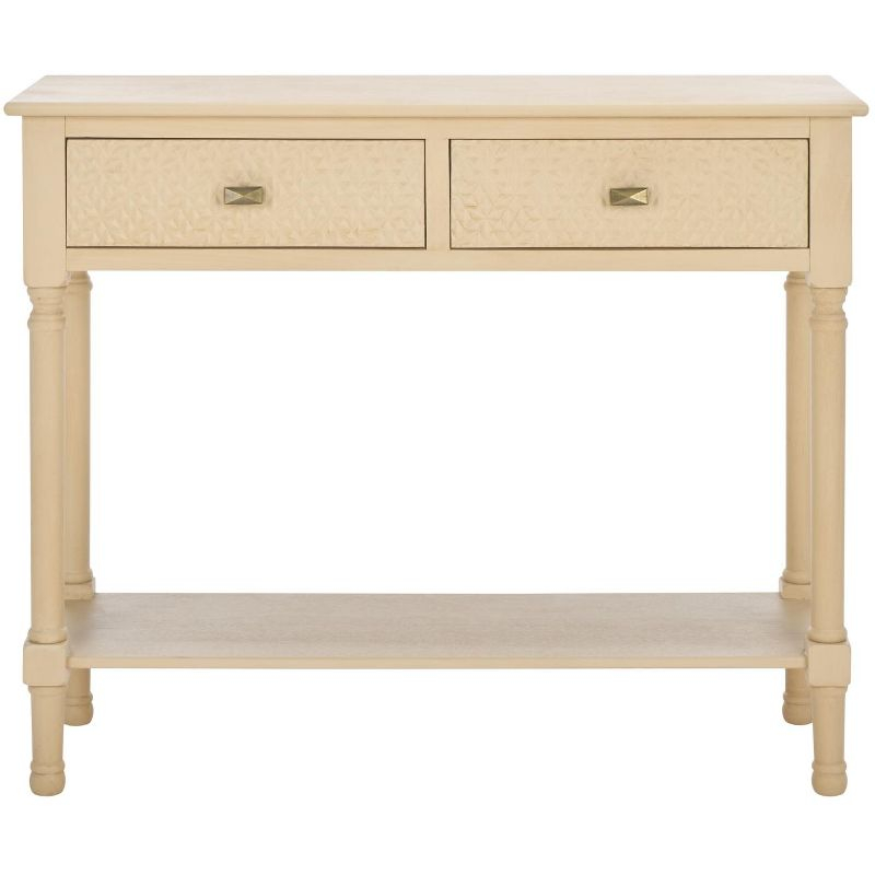 Halton 2 Drawer Console Table - Natural - Safavieh