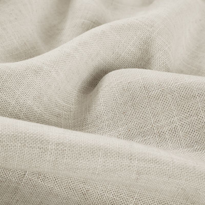 Harrow Solid Texture Room Darkening Single Window Curtain Panel - 52" x 84" - Natural - Elrene Home Fashions