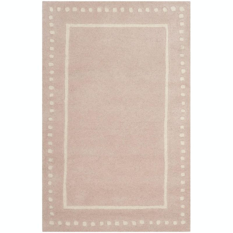Bella BEL151 Hand Tufted Accent Rug - Light Pink/Ivory - 2'6"x4' - Safavieh.
