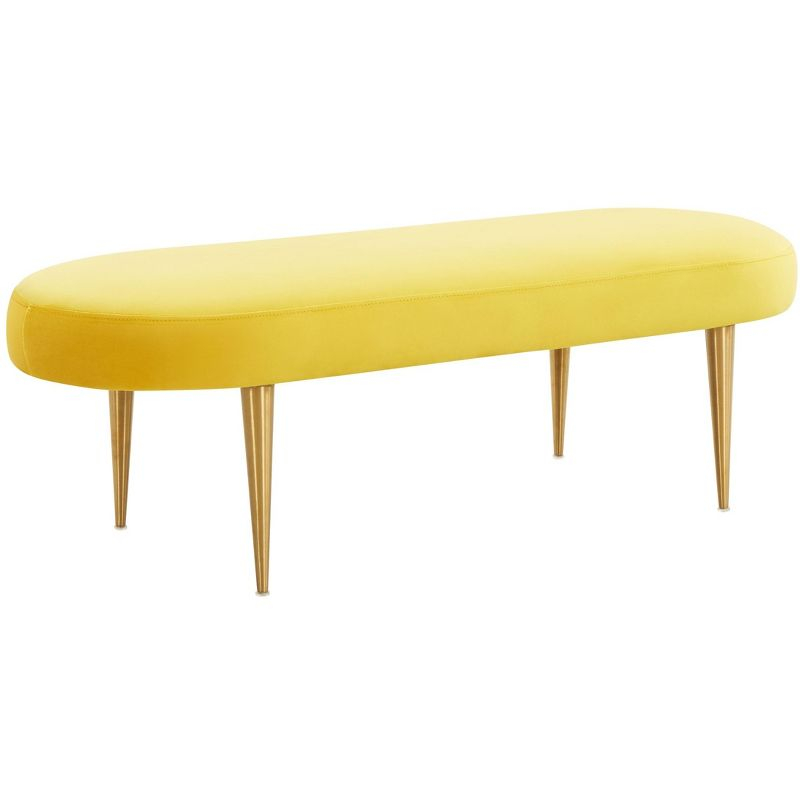 Corinne Oval Bench - SFV4704 - Marigold - Safavieh Couture
