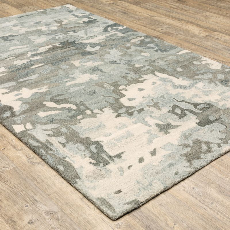 Oriental Weavers Anastasia 68006 Grey/ Charcoal Indoor Area Rug - 3'6" x 5'6"