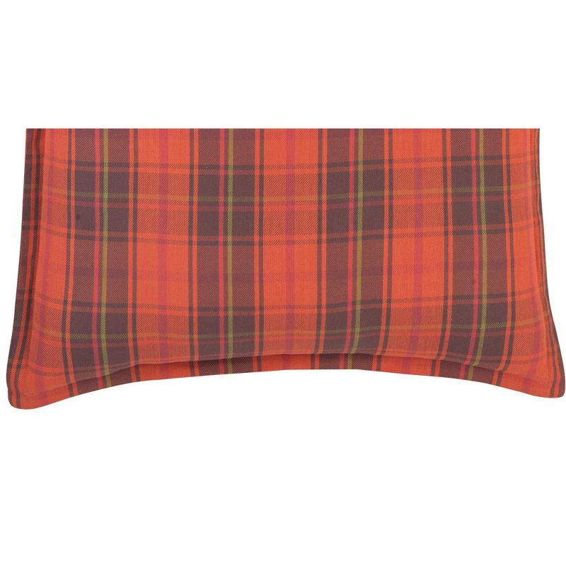 C&F Home 26" x 26" Adirondacks Red & Burgundy Plaid Lodge Euro Pillow Sham