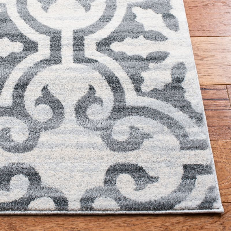 Martha Stewart Isabella - MSR0956 - Indoor Power Loomed Runners - Grey/Ivory - 2'2"x7'