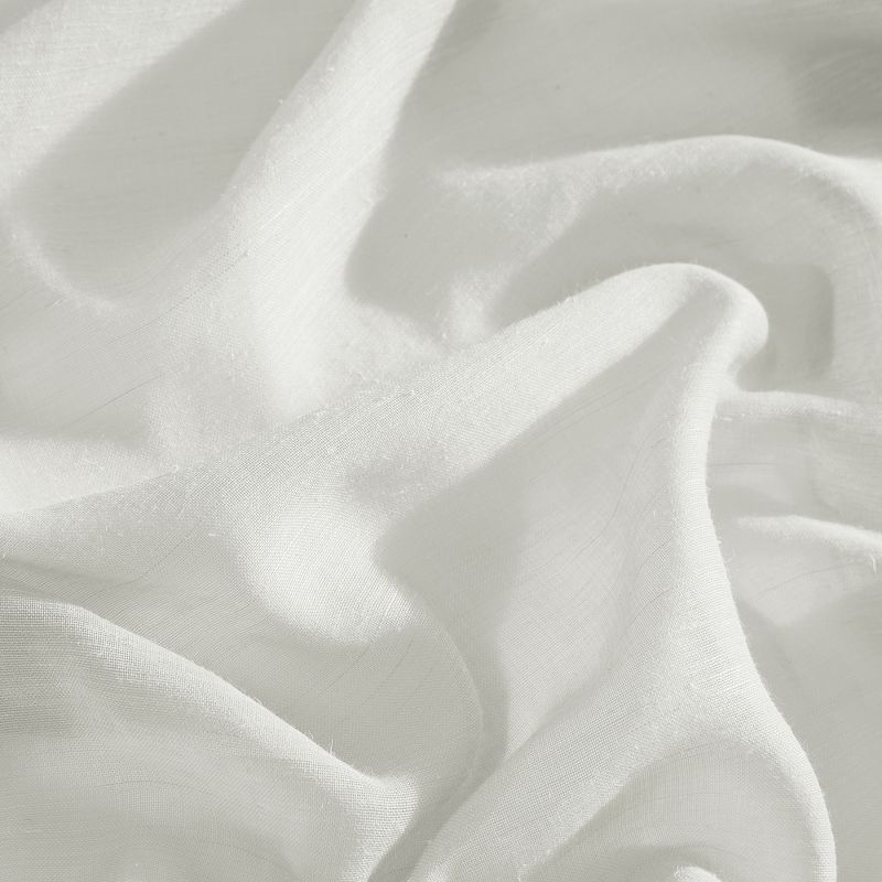 Vienna Tie-Top Cottagecore Sheer Single Window Curtain Panel Panel - 52" x 84" - Off White - Elrene Home Fashions