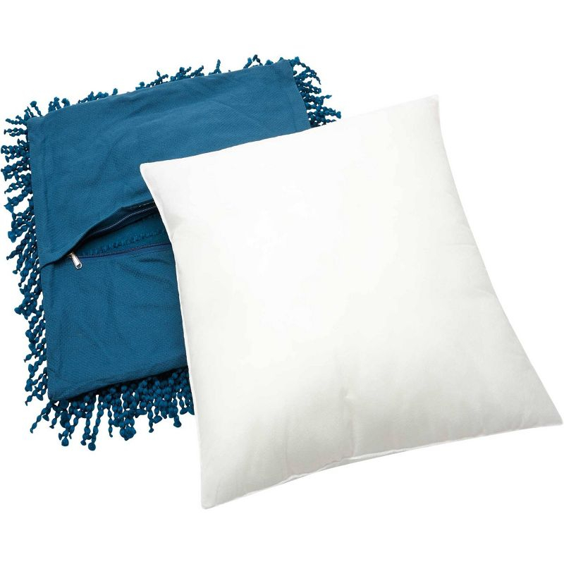 20"x20" Oversize Polyester Square Pillow Insert White - Mina Victory: Indoor Comfort, Spot Clean, Sewn Seam Closure